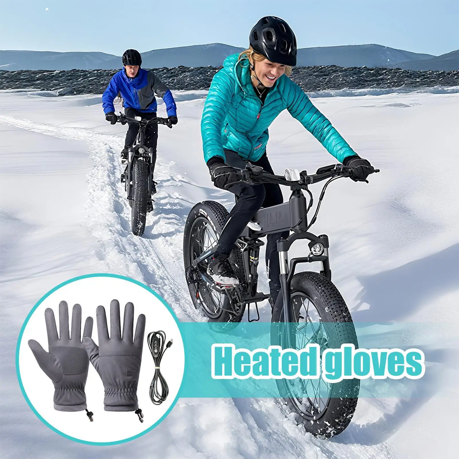 

Перчатки с подогревом для мужчин, перезаряжаемые через USB перчатки с сенсорным экраном, 3 уровня, регулируемый зимний обогреватель для рук для женщин, поездок на работу