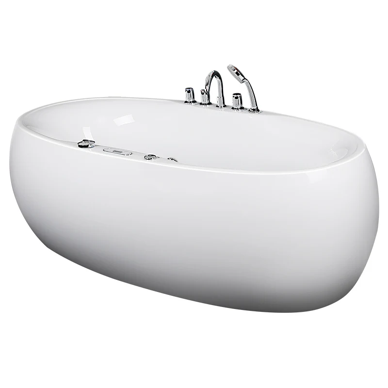 

Oval Deluxe Jacuzzi Adult Household Small Unit Constant Temperature Heating