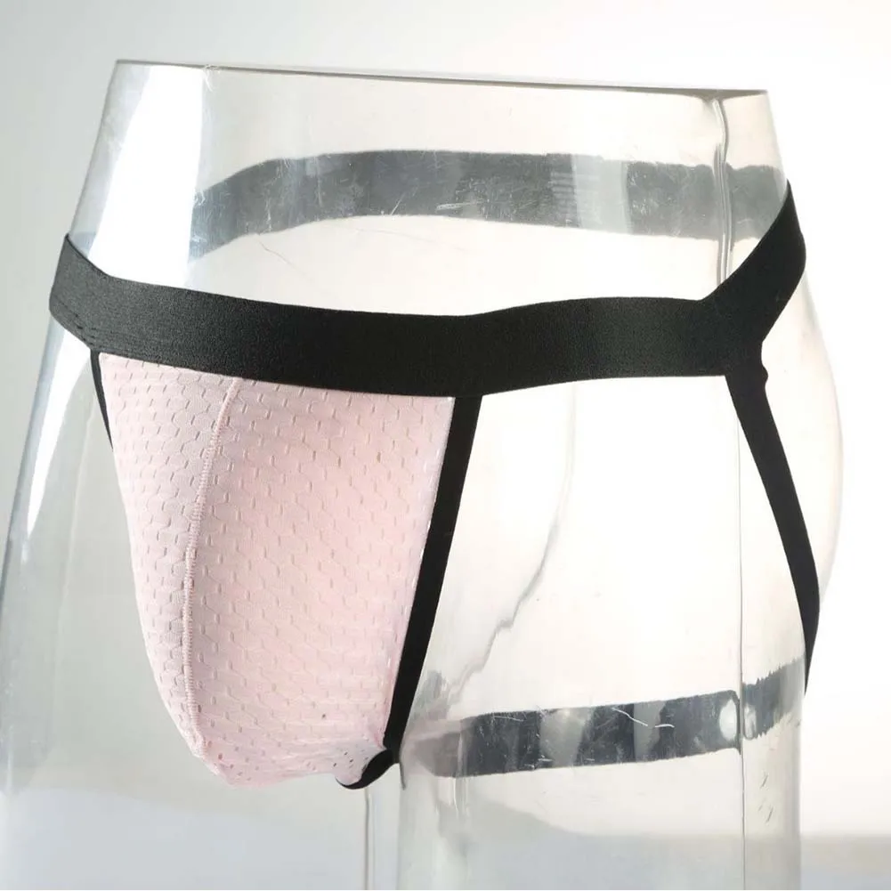 

Men's Sexy Lingerie Low Waist Thongs Jock Straps Underwear Man Open Butt G-Strings Bandage Panties Gay Sissy Pouch Underpants