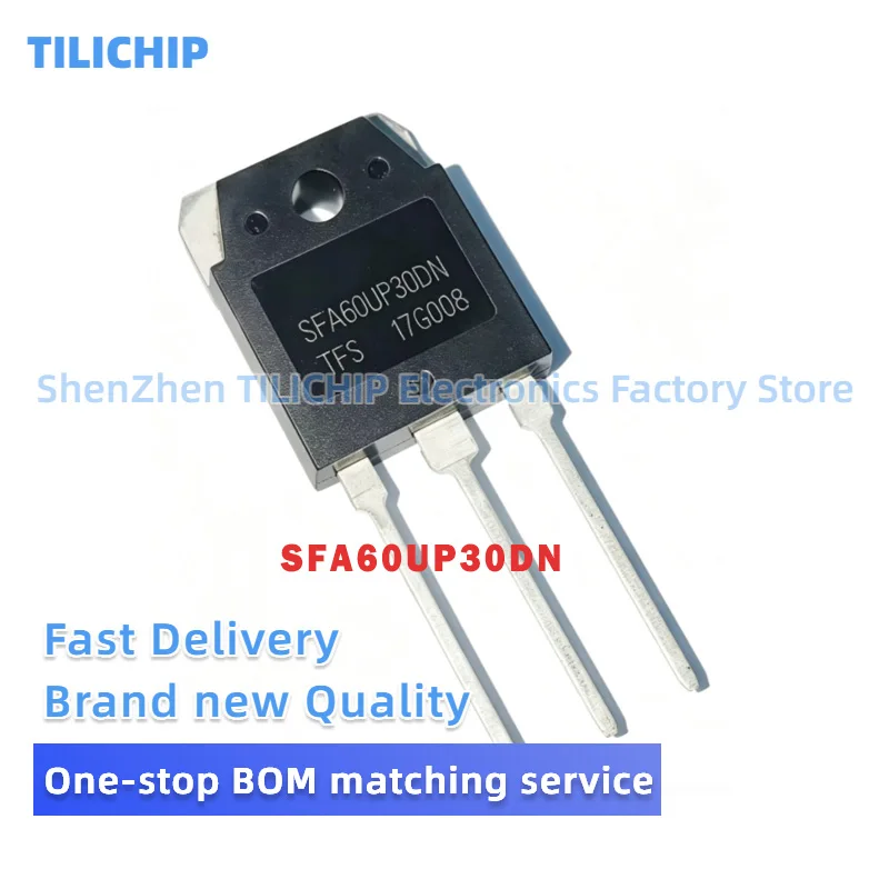 5~10PCS 100% Original Brand New SFA60UP30DN 60UP30DN TO-3P 60A 300V Fast Recovery Diodes for Inverter Welding Machines