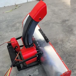 1:10 Snow Removal Machine Snow Blower Snow Bucket for 1/8 RC Crawler Car AXIAL SCX10 90046 RC4WD D90 TRX4 Defender Upgrade Part