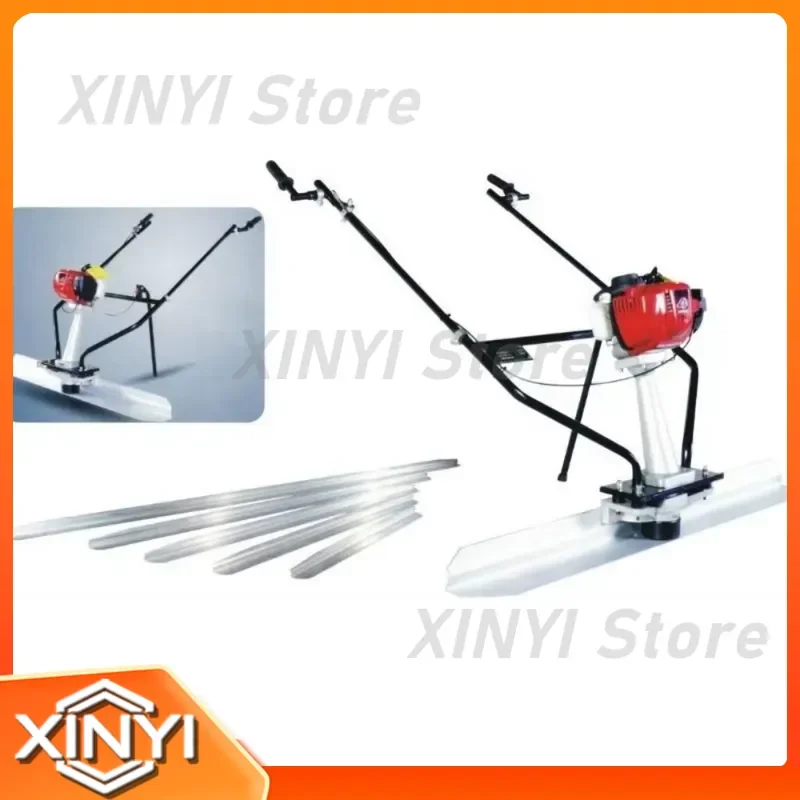 Portable electric concrete ironing plate surface finisher, light construction plastering tool