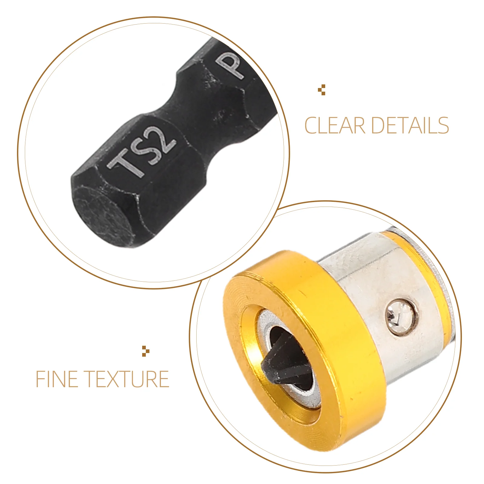 Positioning The Batch Header Adjustable Magnetic Circle Bit Cross Screwdriver Holder Metal Anti-slip Magnetized Tool