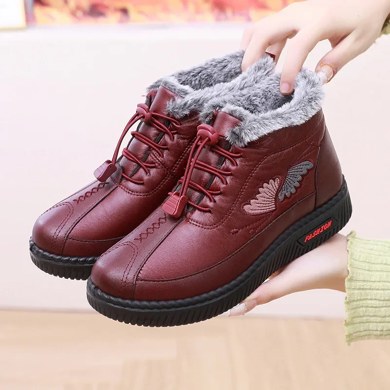 Women Boots Cotton Shoes  Winter Plush Warm Cotton Boots Fashion Casual Anti Slip Comfortable Cold Proof Outdoor Ankle 2025