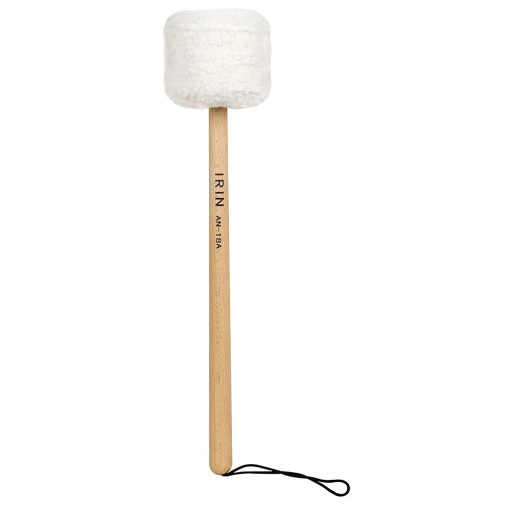 

Sound Bowl Mallet Fleece Head Mallet with Handle Singing Bowl Stick Gong Bowl Wool Mallet