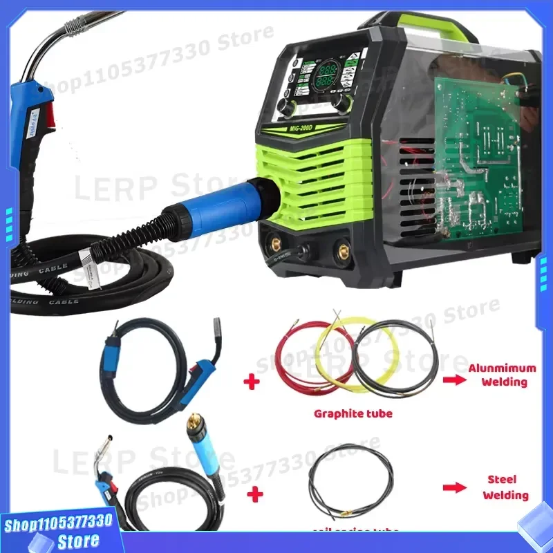 Dual Voltage 110V 220V Pulse MIG Welder AC DC TIG Argon Arc Machine for Aluminum Steel Cold Welding Industrial Equipment Tool