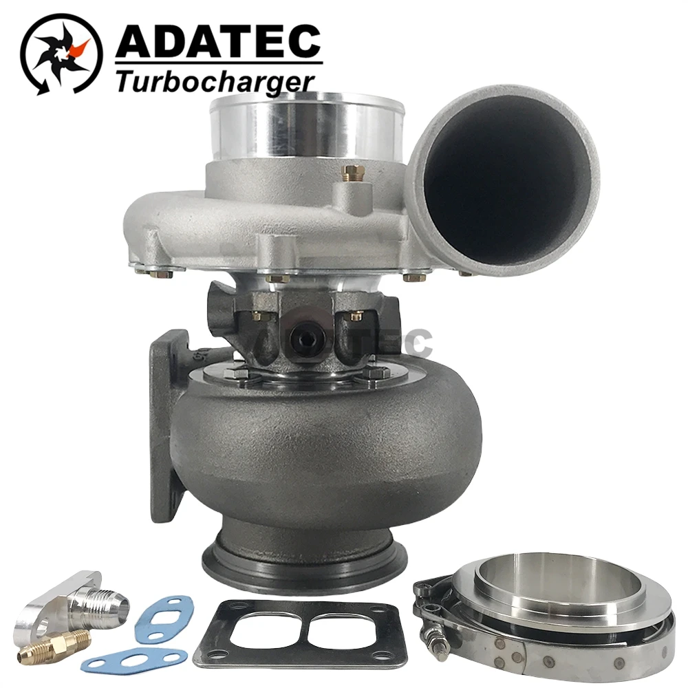 Gen2 PTE 7675 PTE7675 Turbo T4 Twin Scoll Vband 1.25AR توربينات المياه المبردة كرة سيراميك تحمل شاحن توربيني عالي الأداء #3