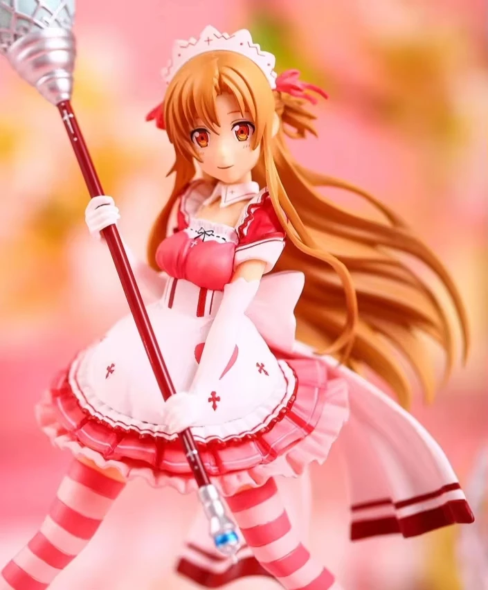 In Stock Original 100%genuine Bandai Sword Art Online Yuuki Asuna Anime Merchandise Action Figure Figurine Model Ornamentsstatue view 4