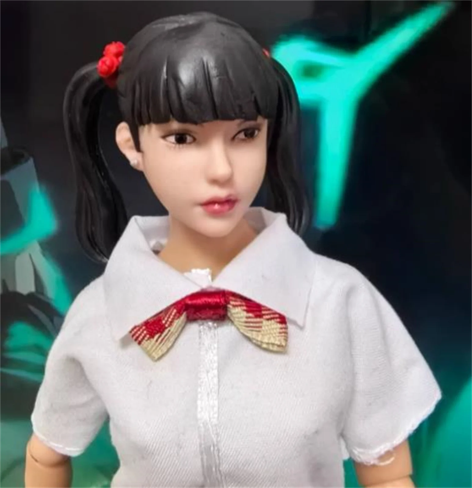 

1/6 Scale Expression Braided hair girl Head Carving braid Hair F 12" figure toys TBLeague TBL PH Soldier