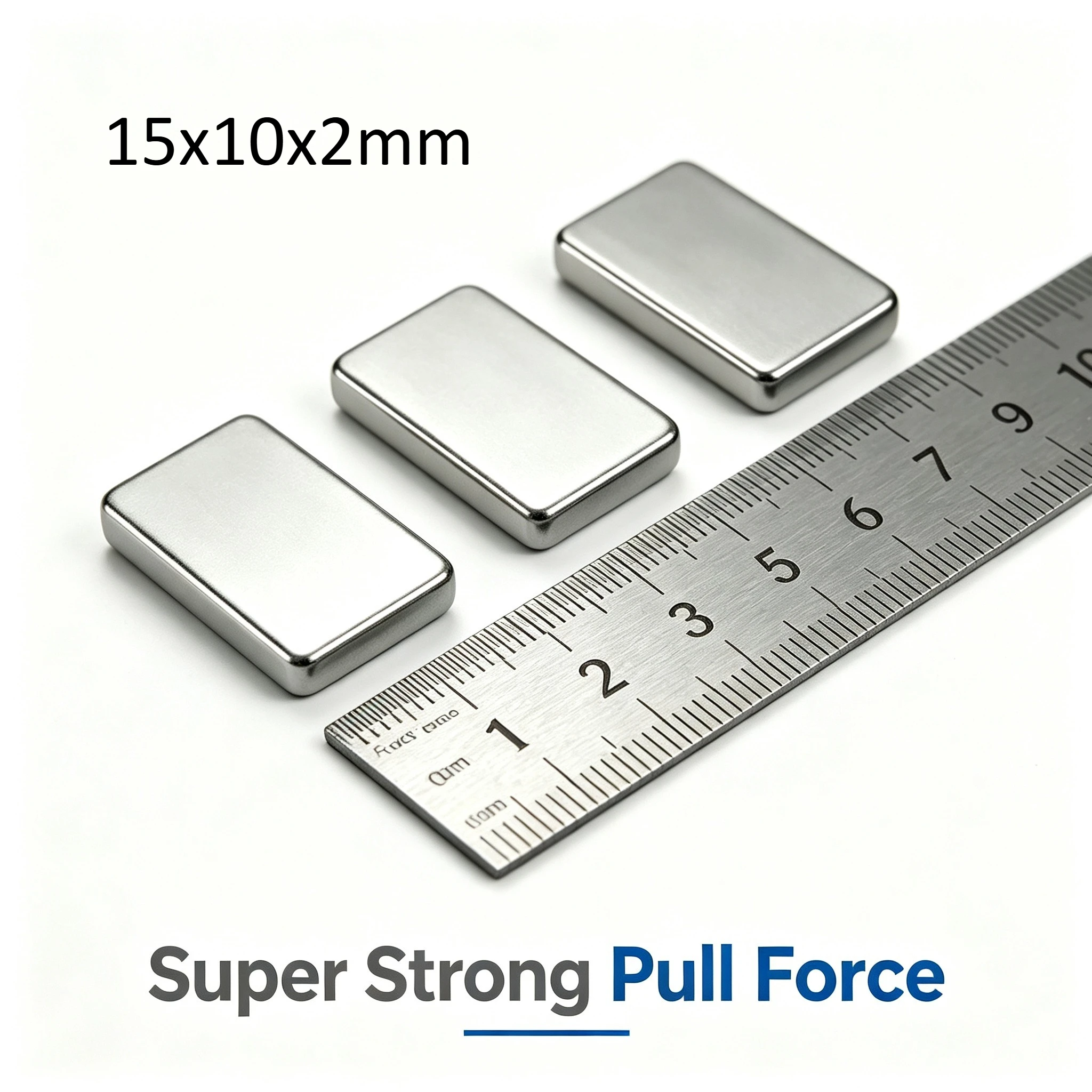 15x10x2mm Powerful NdFeB Rectangular Block Magnet Super Strong Neodymium Magnet For DIY Handmade Home Decor Crafts