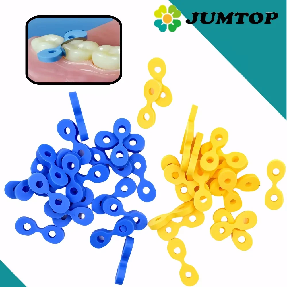 

Стоматологические силиконовые клинья, межзубные резиновые клинья для заполнения зубов и фиксации матричной ленты, поставка для реставрационной обработки зубов