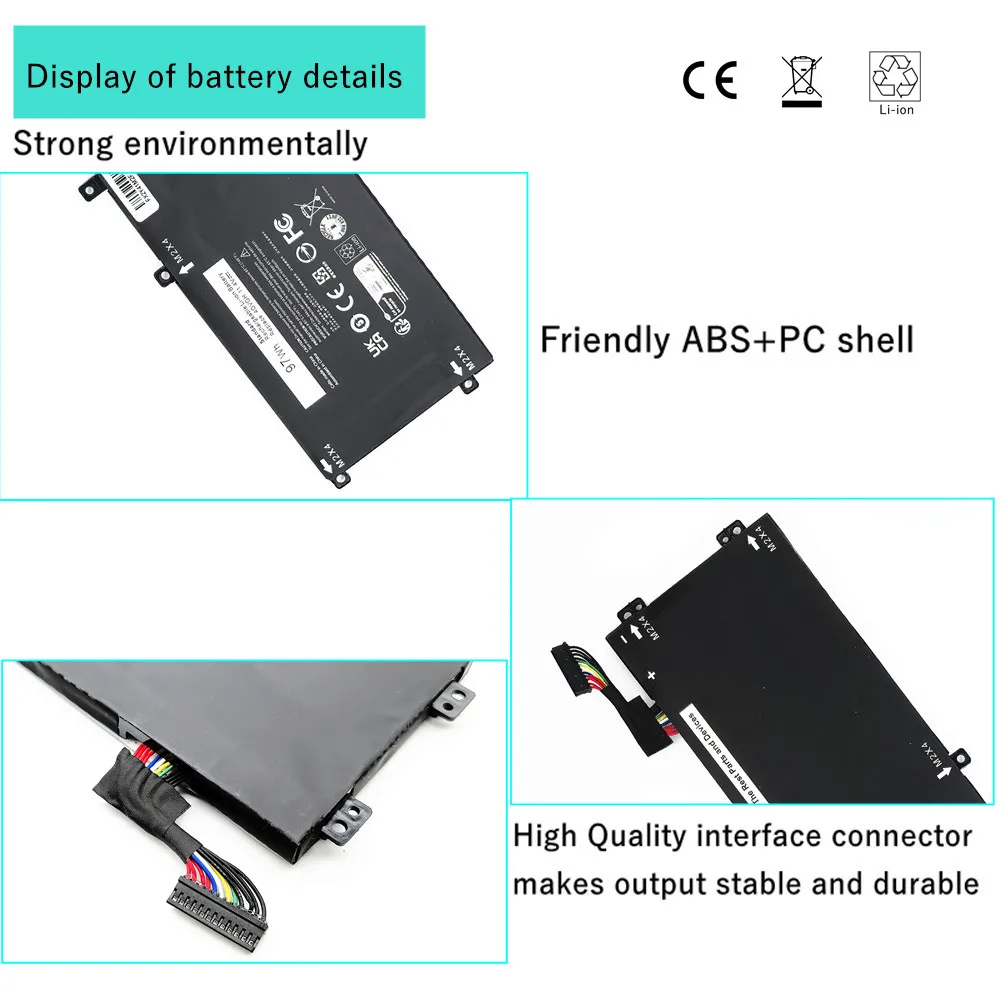 11.4V 97Wh 4GVGH Laptop Battery For Dell Precision 5510 XPS 15 9550 series 1P6KD T453X