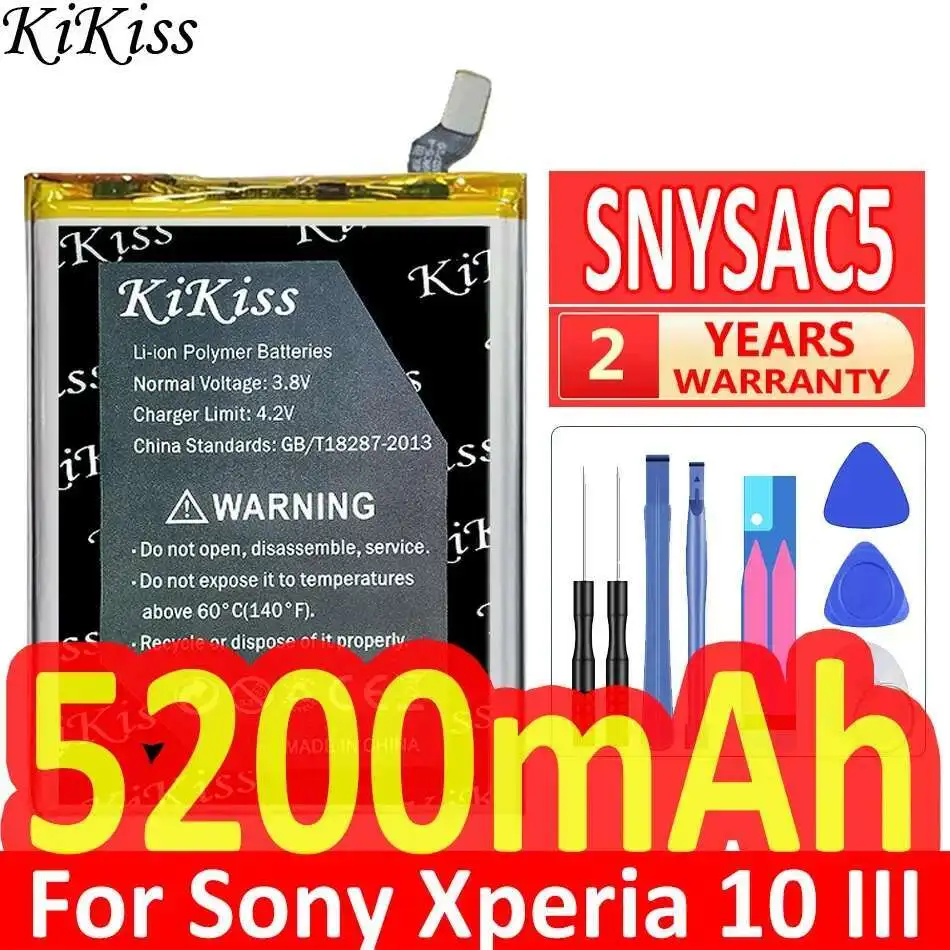 

Mobile Phone Battery SNYSAC5 5200Mah For Sony Xperia 10 Iii 10III X10III SO-52B SOG04 XQ-BT52 A102SO