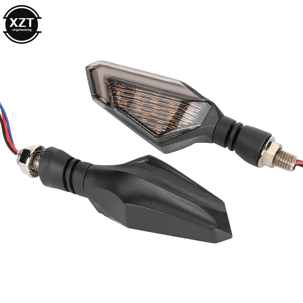 2PCS Motorcycle LED Turn Signal Light DRL Daytime Running Lights Indicator Blinker Lamp for Kawasaki BMW Hayabusa Yamaha Honda image 5