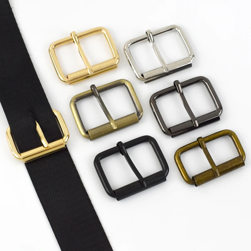 

10/20Pcs 13-38mm Metal Belt Buckles for Webbing Strap Bag Shouder Hook Dog Collar Adjuster Roller Clasp DIY Hardware Accessories