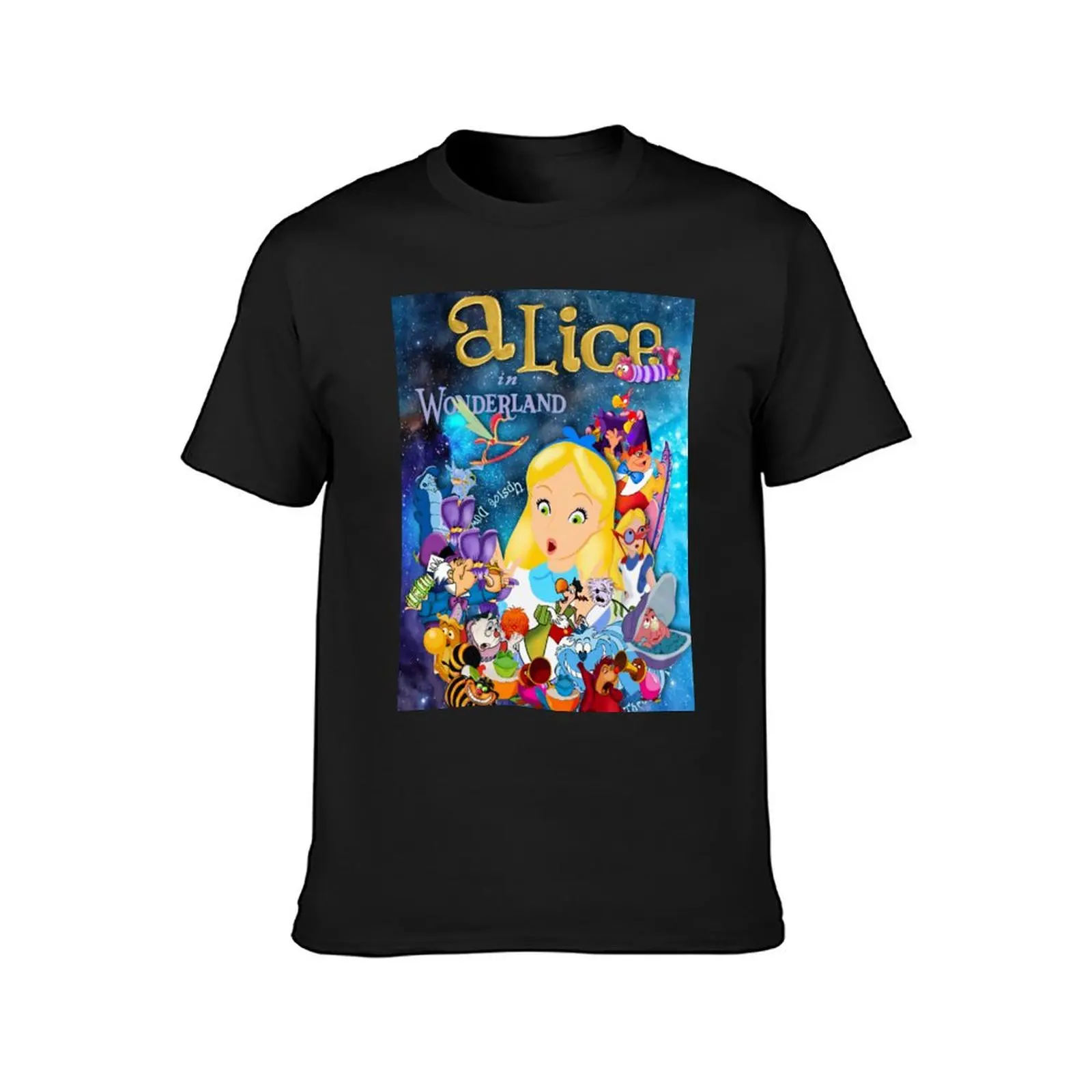 alice T-Shirt plus size tops Short sleeve tee shirts graphic tees fitted t shirts for men