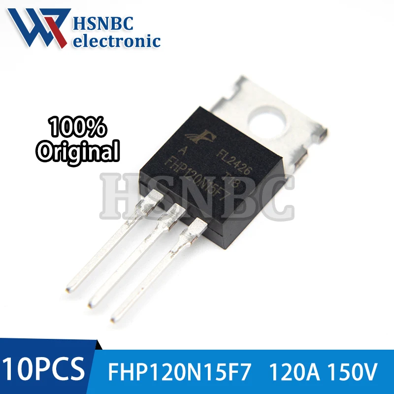 10PCS FHP120N15F7 120N15F7 FHP120N15F7A TO-220 120A 150V N-channel Power MOSFET Transistor 100% New Original