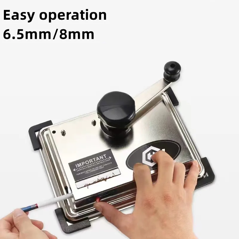 6.5mm/8mm Metal Semi-automatic Cigarette Rolling Machine Tobacco Injector Maker Roller Handmade