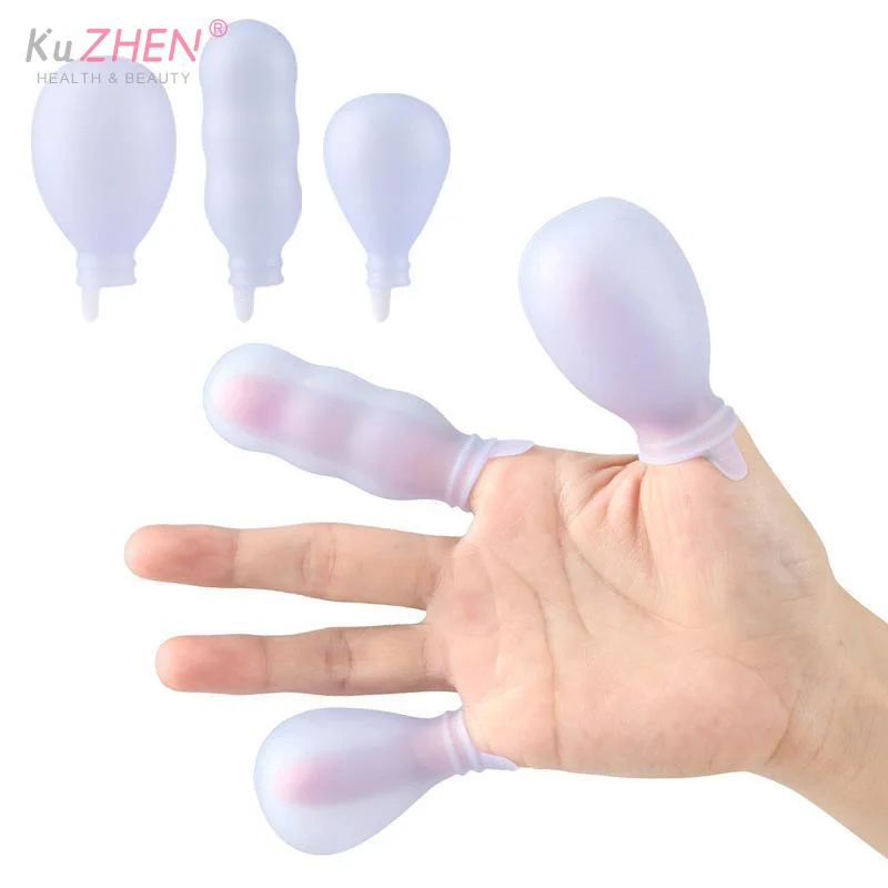 Waterproof Silicone Finger & Toe Nail Covers Reusable Protective Sleeves For Showering, Hand Soaking Wound Protection Prevent