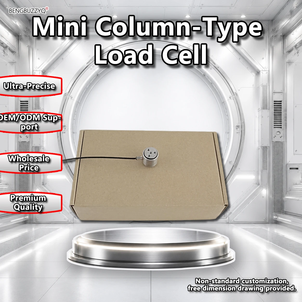 Micro Column Load Cell 5/10/20/50/100/200kg Stainless Steel Pressure Sensor Force Transducer For Industrial Weighing System