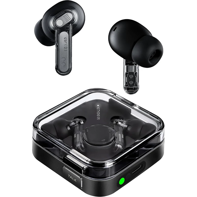 Nothing Ear (3) - Adaptieve ruisonderdrukking, LDAC Hi-Res Audio, Super Mic, IP54, snelladen, tot 22 uur batterijduur, compatibel met Android & iOS