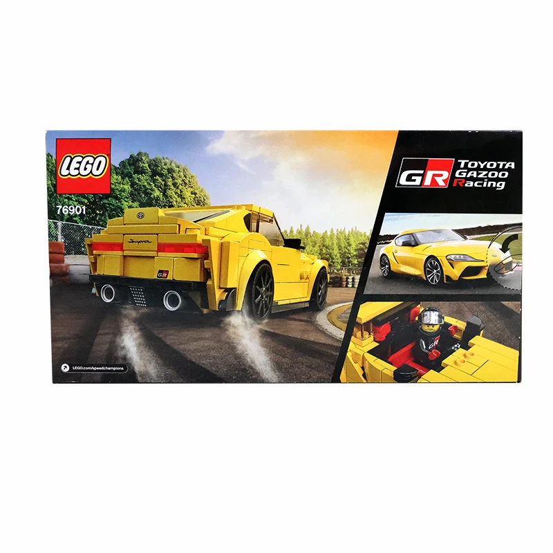 LEGO 76901 Speed Champions Toyota GR Supra 76901 Toy Car Building Kit; Racing Car Toy for Kids