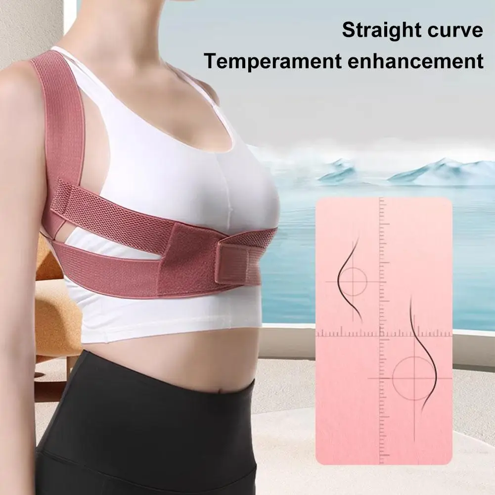 Posture Corrector Adjustable Back Support Humpback Straightening Correction Invisible Spine Alignment Correction Posture Trainer