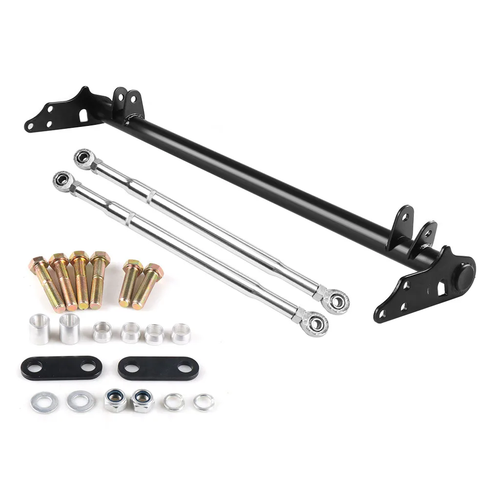 

Black Front Suspension Traction Control Tie Bar For 1988-1991 Honda Civic EF CRX