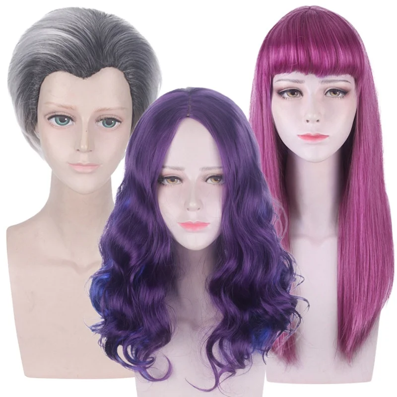 

European and American movie Star Inheritors Descendants 2 Carlos Mal, anime Synthetic fiber wig