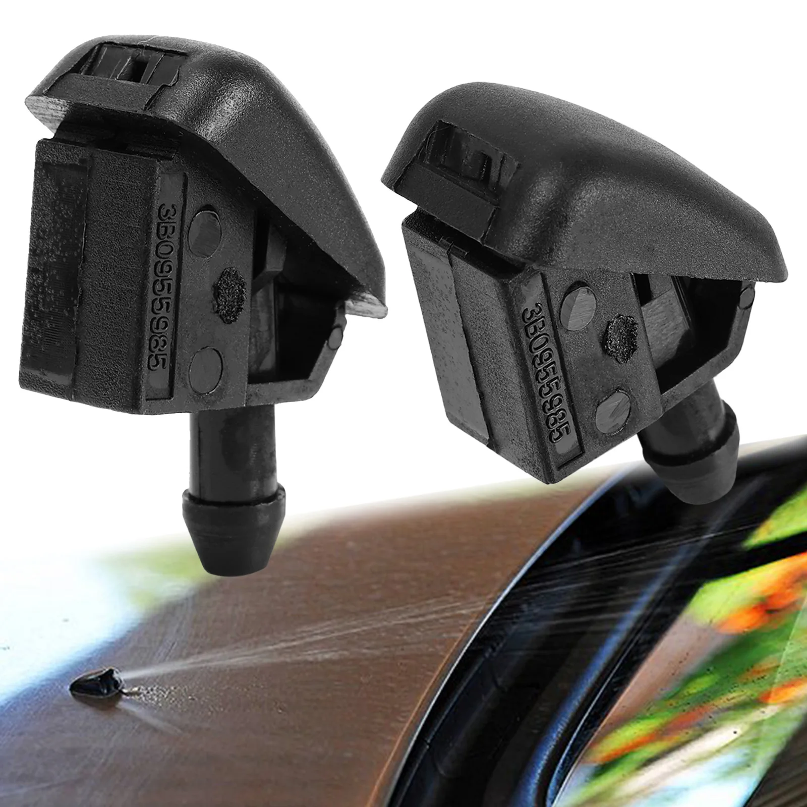 

Форсунка омывателя лобового стекла Erick's стеклоочистителя, 2 шт., форсунка омывателя, без подогрева, для Skoda Octavia MK1 96 - 04 5J0955986