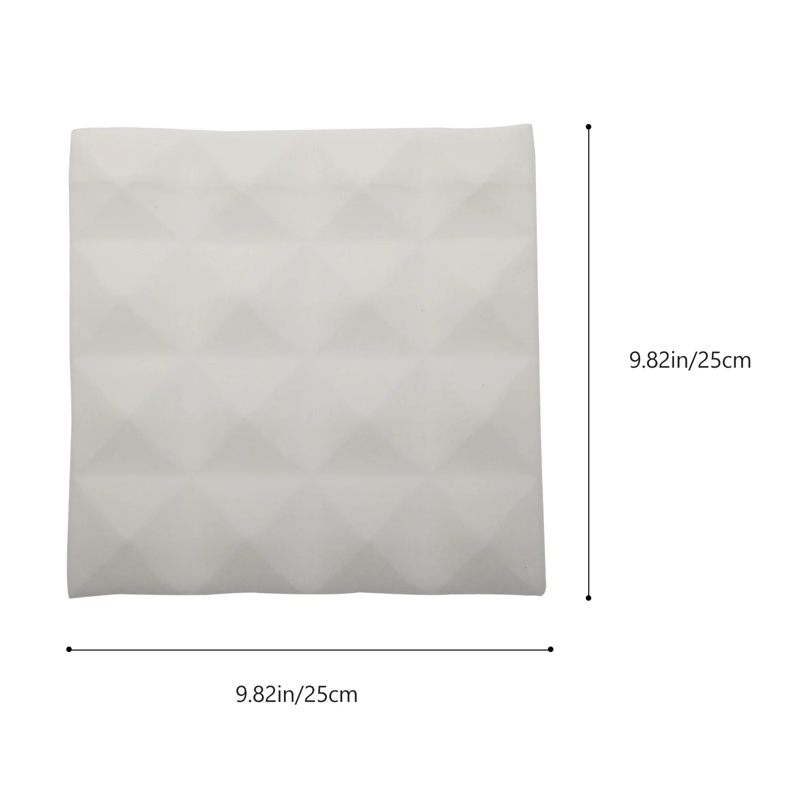 Paneles piramidales de algodón acústicos absorbentes de sonido para pared, techo, reducción de ruido, almohadillas de tratamiento insonorizadas, 12 Uds.