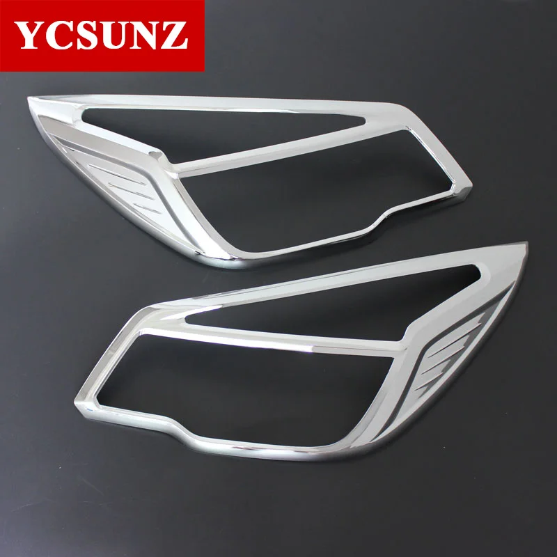 Chrome Headlights Cover For Holden Chevrolet Chevy Colorado 2012 2013 2014 2015 2016 Car Accessories