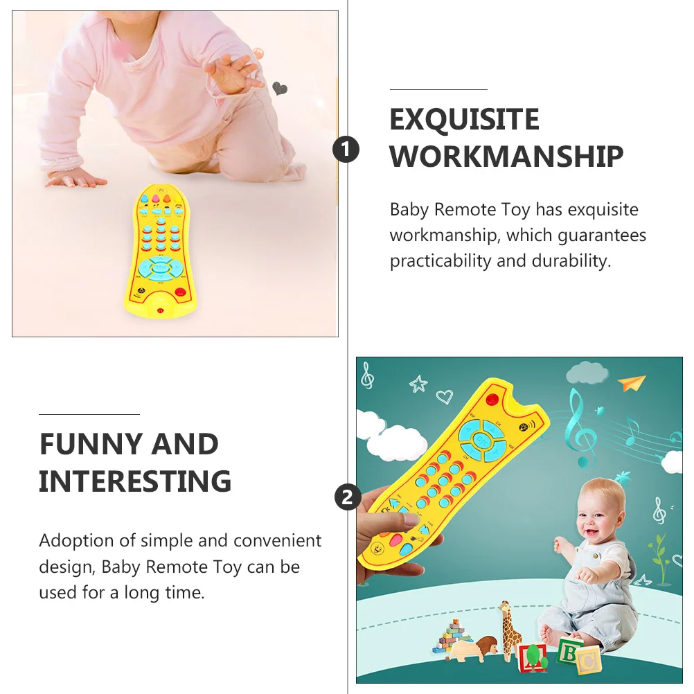 Simulation bébé télécommande pour les tout-petits enfants contrôleur d'apprentissage éducatif bébé développement sensoriel précoce