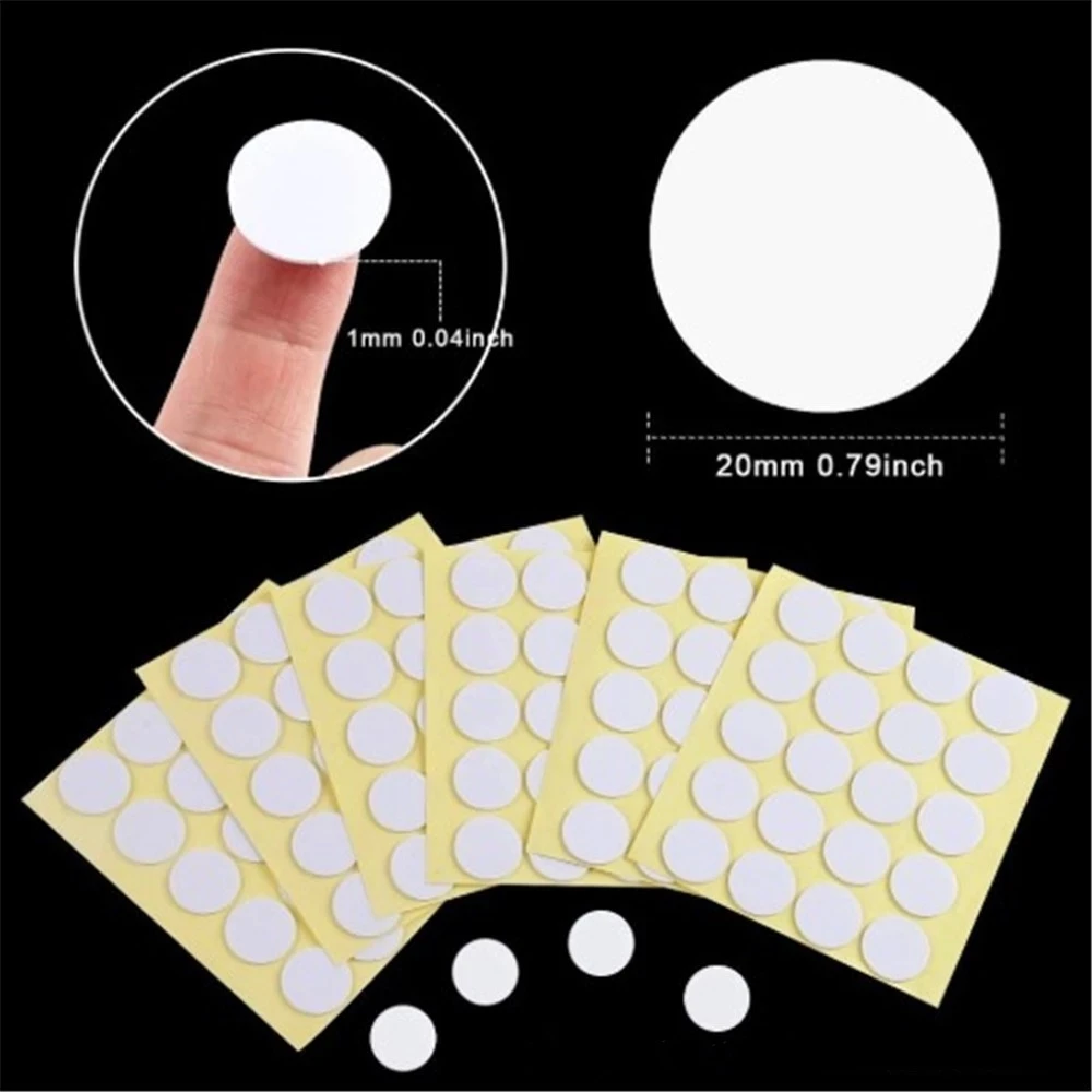 100/200pcs 20mm Candle Wick Stickers Heat Resistance Double-sided Stickers For Wax Fixed Candle Diy Making