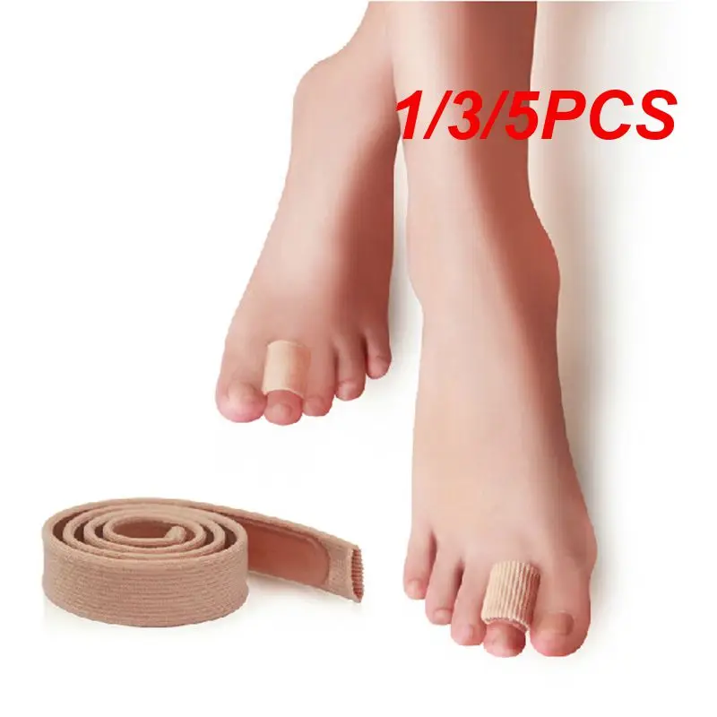 1/3/5PCS Pedicure Versatile Durable Silicone Long-lasting Protection Toe Versatile Design Nylon Silicone Bandage Tube