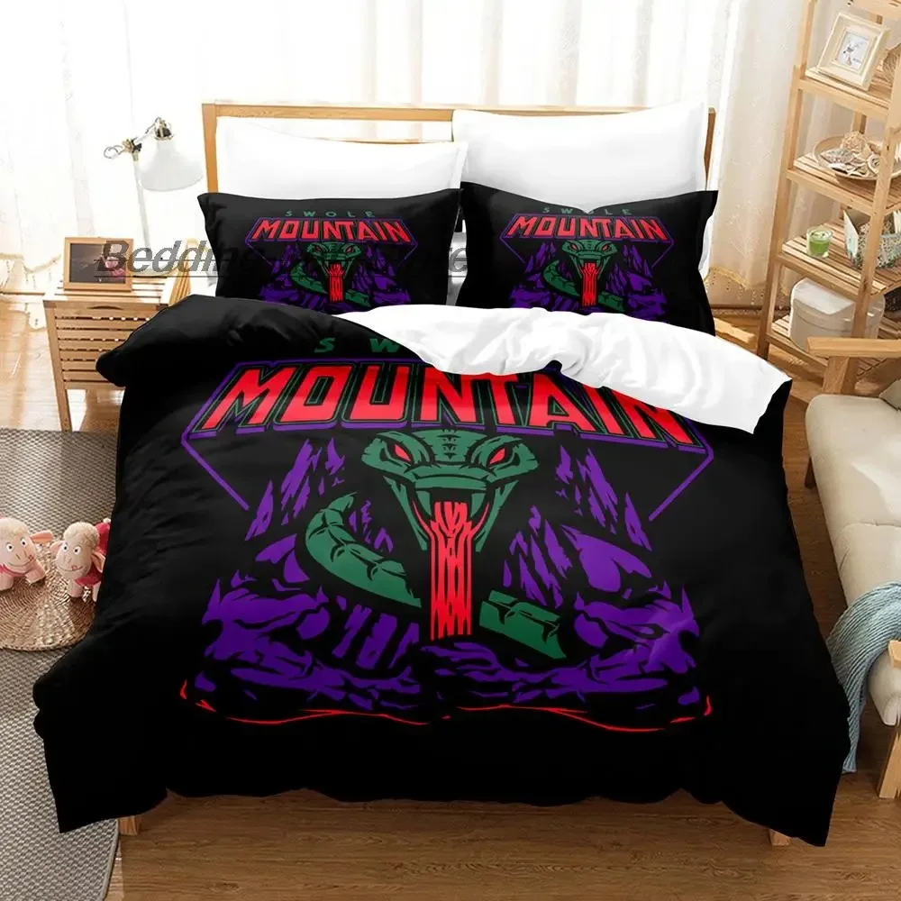 

New Snake Mountain Gym Bedding Set Single Twin Full Queen King Size Bed Set Aldult Kid Bedroom Duvetcover Sets Bed Sheet Set