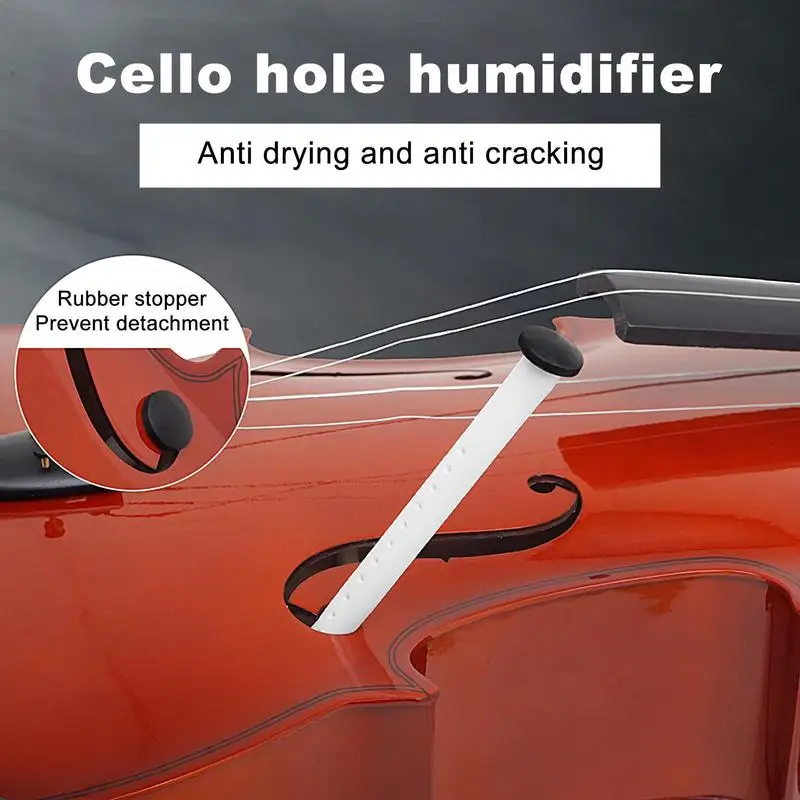 Cello Humidifier Dampit Panel Sound Hole Humidifier Tube Panel Sound Hole Humidifier Tube Cello Maintenance Replacement Parts