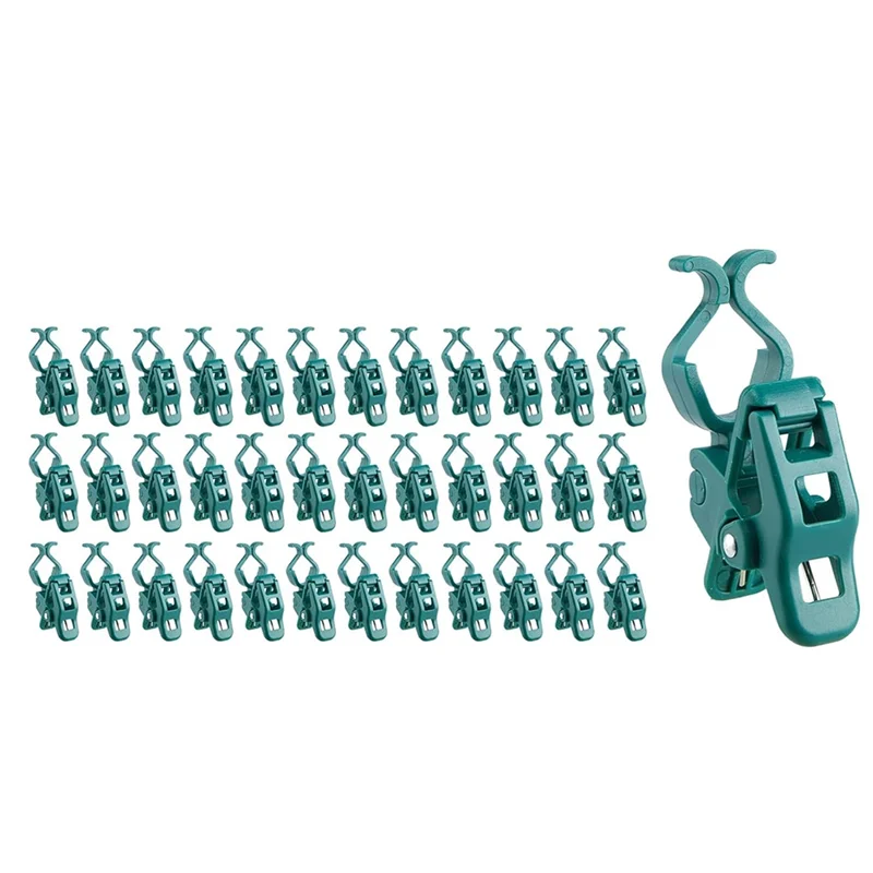 

ABZC-Outdoor C7 C9 Light Clips Pack Of 50 Universal Spring Clips For Christmas Lights, Fits Roofs,Compatible E12 E17 Sockets