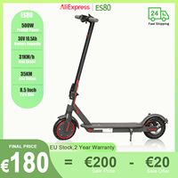 ES80/M365 X1 Electric Scooter 36V 10.5Ah 500W Motor 35KM Long Range 31KM/H 8.5Inch Solid Tires Foldable Smart APP EScooter