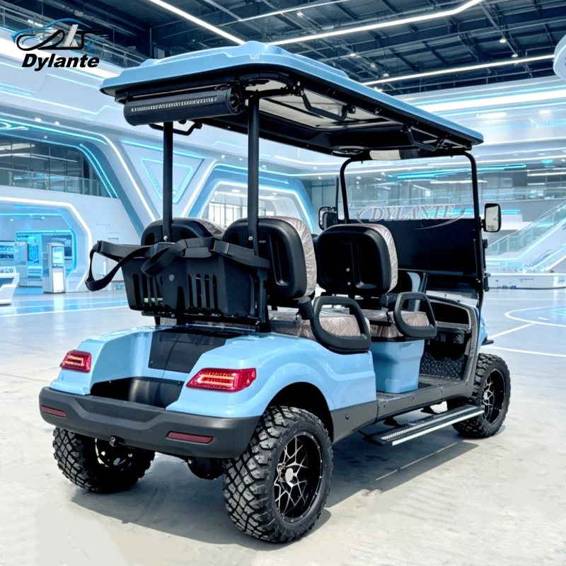 2026 New Popular 2x4 Off-road Electric Golf Cart with 12/14 Inch Tires Lithium Battery 48v/72v Storage Utility Cart Buggy