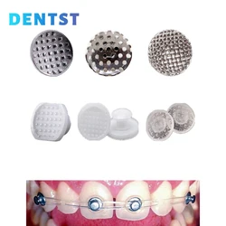 10Pcs Dental Kieferorthopädie Lingual Bondbare Klampe Kleine Taste Klammern Kieferorthopädie Treament Zahnmedizin Werkzeug