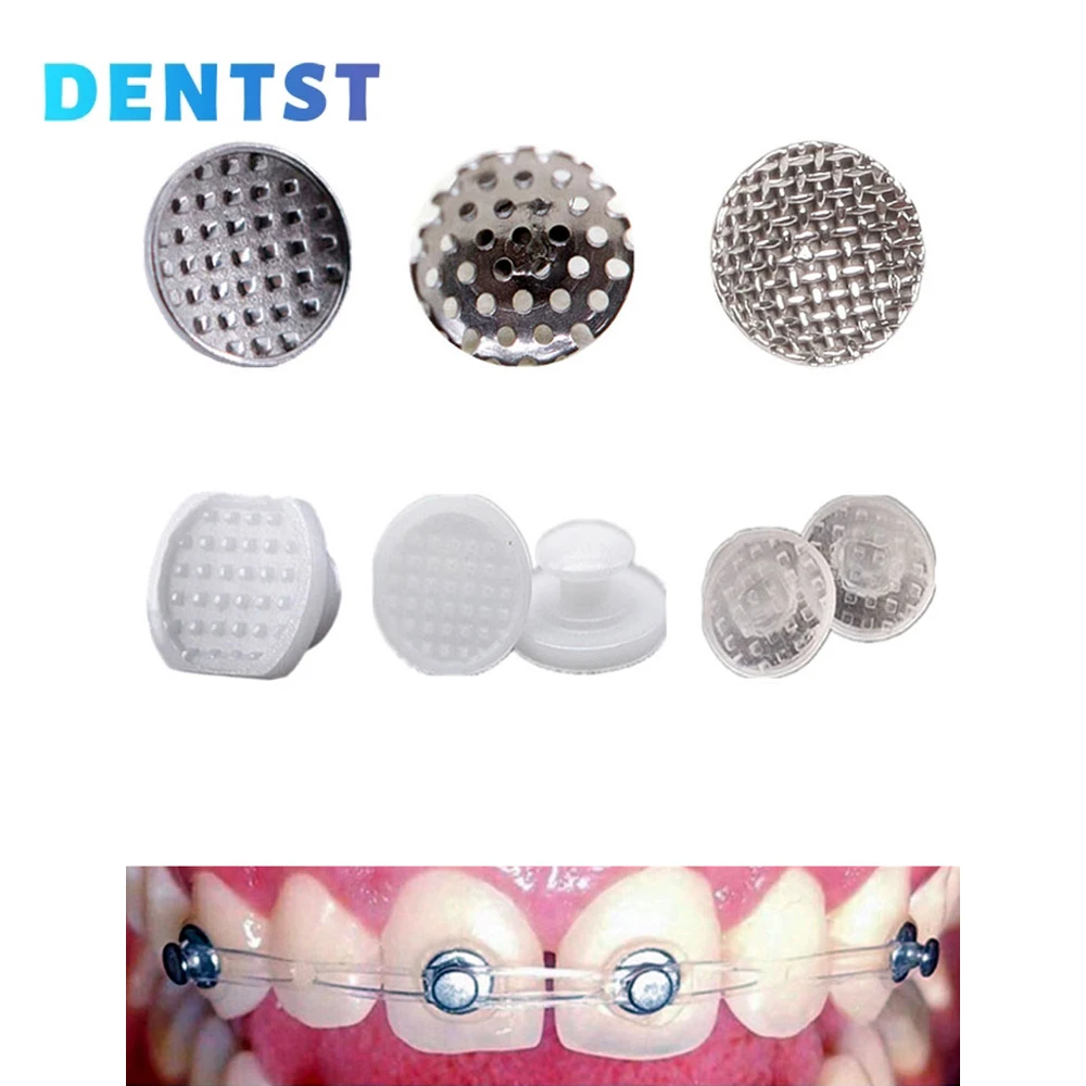 10Pcs Dental Orthodontic Bondable Lingual Cleat Small Button Brackets Ortodoncia Treament Dentistry Tool