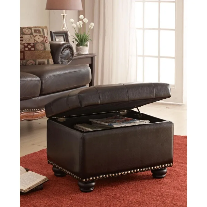 163010 E Ottoman, Dark Espresso