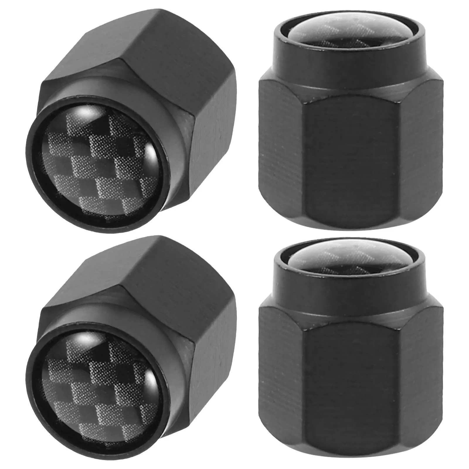 

4Pcs Car Tire Valve Stem Caps Copper Material Universal Auto Tire Caps Decorative Wheel Accessories Stem Cap Valve Cover
