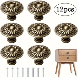 Vintage Knobs Cabinet Handles Bronze Cabinet Pulls Kitchen Cupboard Single Hole For Bedside Table Handle Drawer Pulls Knobs