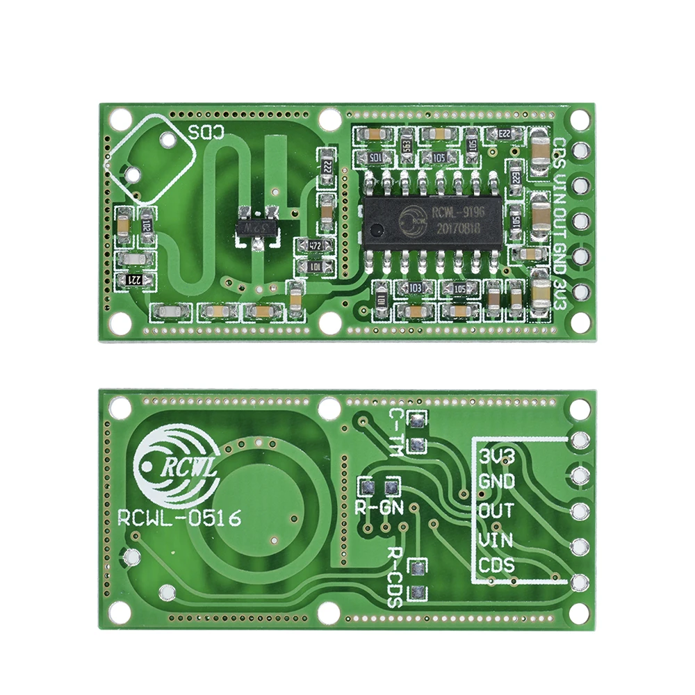 5pcs RCWL-0516 RCWL 0516 Microwave Radar Sensor Human Sensor Body Sensor Module Induction Switch Module Output 3.3V