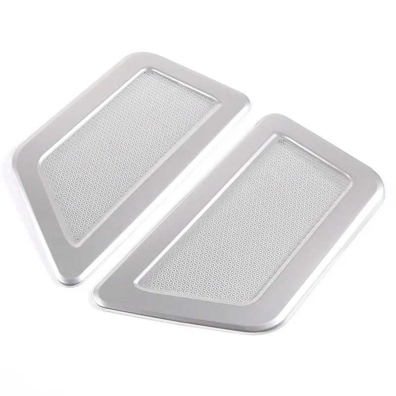 2 Stuks Roestvrij Staal Zilver Voor Bmw IX 40 50 M60 2022-2024 Auto Achter Air Vent conditioner Outlet Stofkap Interieur Accessoires