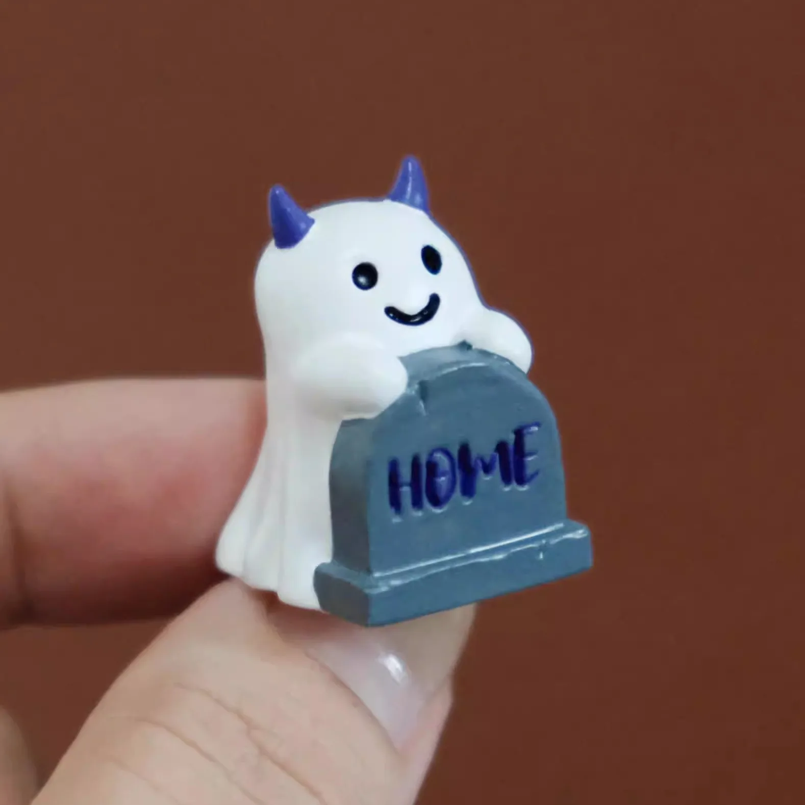 Lovely Tombstone Ghost Personalized Keycaps Resin 1 Pc. MX Cross Switch Keycaps for Mechanical Keyboard Peripherals Accessories