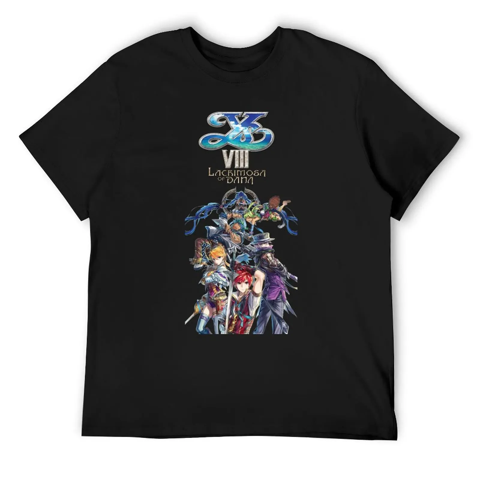 

Ys VIII: Lacrimosa of Dana T-Shirt animal prinfor boys vintage anime shirt basketball graphic tees mens clothes