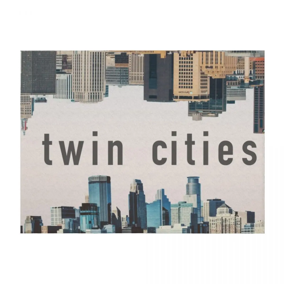 

Twin Cities Minneapolis and Saint Paul Minnesota Throw Blanket Thermal Bed Fashionable Baby Beach Blankets